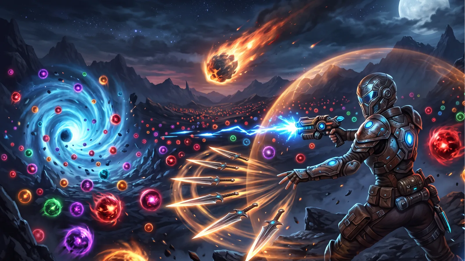 Vibin' & Survivin' gameplay art